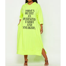 Load image into Gallery viewer, Sweatshirt Dress - Neon