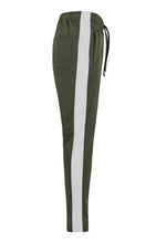 Load image into Gallery viewer, Striped Track Pants - Olive