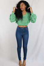 Load image into Gallery viewer, Sweet Sayings Crop Top Sweater